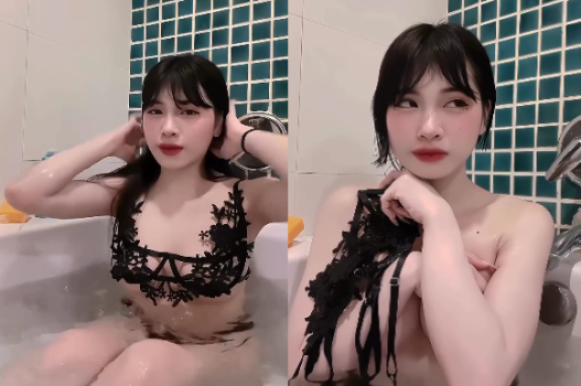 Cảnh tình ái lãng mạn với nàng xinh đẹp da trắng mịn