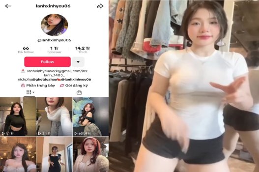 Clip sex của Lanhxinhyeu Lanh Anh bị lộ