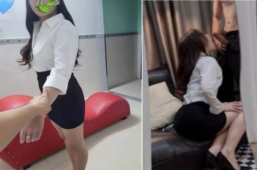 Thư ký dâm đãng đụ với sếp và cấp trên